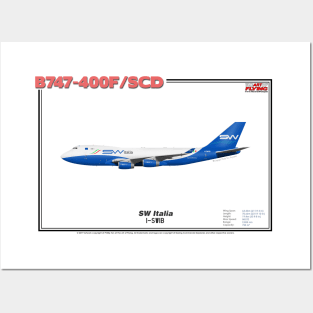 Boeing B747-400F/SCD - SW Italia (Art Print) Posters and Art